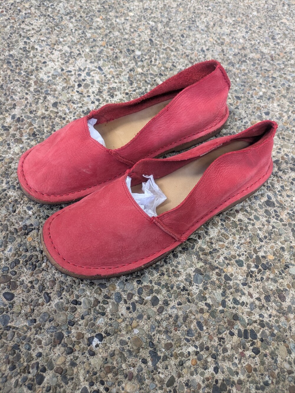 Baffin Provence Red Leather Shoe